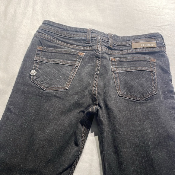 Element Men’s Dark Wash Black Straight Jeans Size 30W - Picture 4 of 8